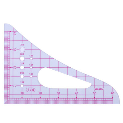 Daudzfunkcionāls raibs lineāls Plastmasas franču līknes šūšanas lineāls mēra drēbju lineāls apģērbu izgatavošanai, liekuma lineāls instrumenti