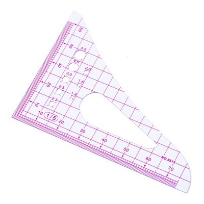 Daudzfunkcionāls raibs lineāls Plastmasas franču līknes šūšanas lineāls mēra drēbju lineāls apģērbu izgatavošanai, liekuma lineāls instrumenti