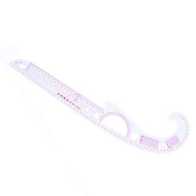 Daudzfunkcionāls raibs lineāls Plastmasas franču līknes šūšanas lineāls mēra drēbju lineāls apģērbu izgatavošanai, liekuma lineāls instrumenti