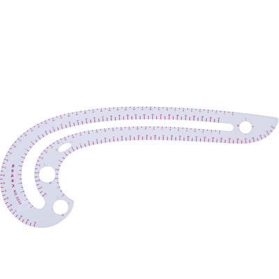 Daudzfunkcionāls raibs lineāls Plastmasas franču līknes šūšanas lineāls mēra drēbju lineāls apģērbu izgatavošanai, liekuma lineāls instrumenti