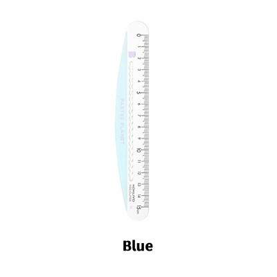 Kokuyo Pastel Planet 15cm Χάρακας Kwaii Color Wave Line Scale Straight Liner Rule School School Gift F7295