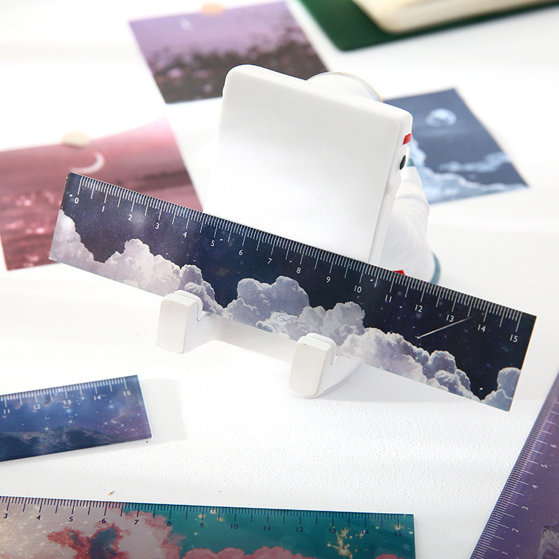 15 cm-es akril dizájn vonalzó kézi számla szerszám vonalzók diák írószerek többfunkciós barkács rajz vonalzók iskolai irodaszerek