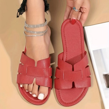 Καλοκαιρινές παντόφλες 30 χρωμάτων Γυναικείες επίπεδες πολυτελείς σαγιονάρες παραλίας εξωτερικού χώρου Γυναικεία σανδάλια Trend Brand design Slides παπούτσια