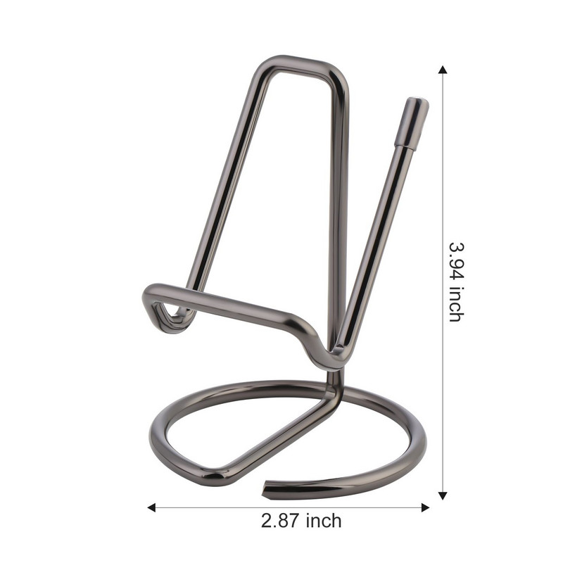 Fém kártyatartó névjegykártya-kijelző tartó irodai asztali dekoratív mobiltelefon-állvány Easy Desktop olvasói kijelzőállvány