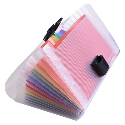 13 Grids File Folder Multi-layer Bill Receipt Holder Organizer Επεκτεινόμενο πορτοφόλι Αρχειοθέτηση προϊόντων Τσάντα αποθήκευσης Αναλώσιμα γραφείου