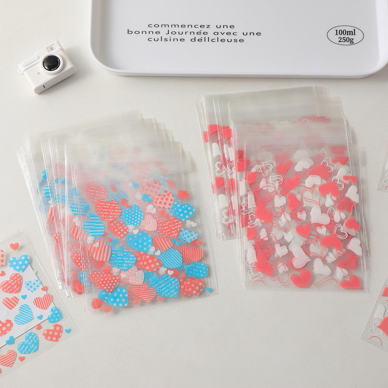 50db/csomag Kawaii Love Heart sorozat Kpop Toploader Kártya Fotókártya Tárolótáska Idol fotókártyák Védőtok Irodaszerek