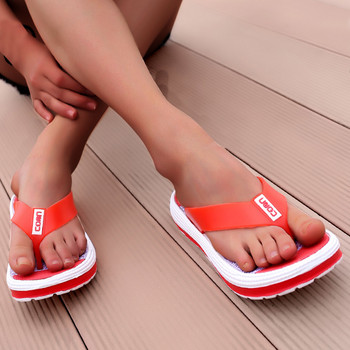 Γυναικείες παντόφλες Summer Casual Rainbow Παντόφλες Παραλίας Σαγιονάρες Παπούτσια Χοντρή σόλα Flat Memory Foam Lady Slipper zapatos para mujer