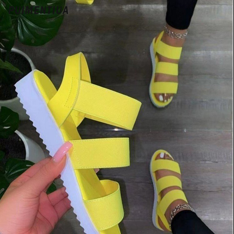 Női szandálok Könnyű sarkú szandálok Nyári cipők Női Wedge Sandal Platform Sandalias Mujer Wedges Cipők Női