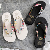 Γυναικεία καλοκαιρινή μόδα EVA Παντόφλα Bohemian Satin Ribbon Γυναικεία σαγιονάρα 2022 Bronzing Beach Simple Leisure Γυναικεία παπούτσια