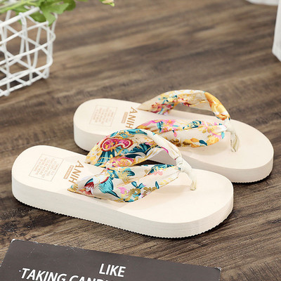 Γυναικεία καλοκαιρινή μόδα EVA Παντόφλα Bohemian Satin Ribbon Γυναικεία σαγιονάρα 2022 Bronzing Beach Simple Leisure Γυναικεία παπούτσια