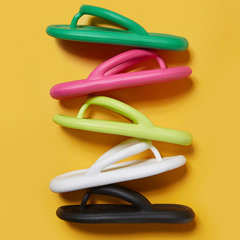 Rimocy Модни перлени джапанки за 2023 г. за жени Летни щипки за пръсти Плажни чехли с мека подметка Дамски пързалки против плъзгане на закрито за баня
