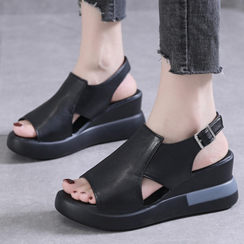 Divatos Nyári Nyári Szandál Új szexi Elegáns Női Szandál Ékcsatos Lábbeli Női Ortopéd Női Szandál