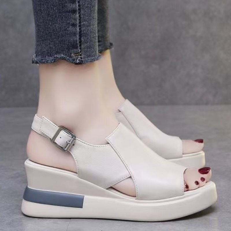 Divatos Nyári Nyári Szandál Új szexi Elegáns Női Szandál Ékcsatos Lábbeli Női Ortopéd Női Szandál