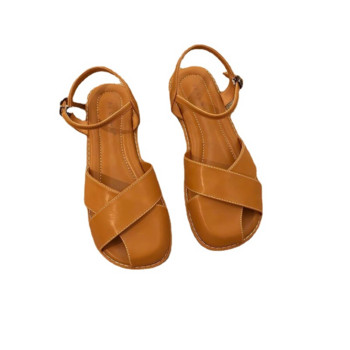 Сандали Дамски римски обувки Плажни равни обувки Пързалки Лято 2022 Нова тенденция Модни дамски обувки Чехли Отворени пръсти Zapatos Mujer Gladiator