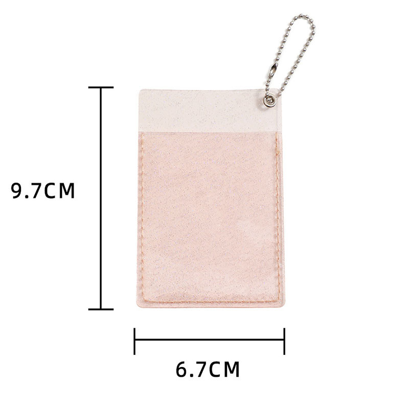 Kawaii Glittery Series Kpop fotókártya tartó Idol Photo Protective Display Fényképkártya védő tartó Kawaii írószerek