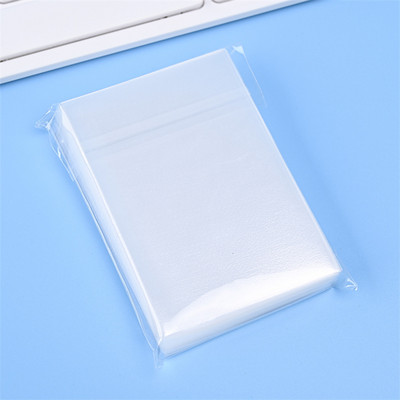 50Pcs/Pack Προστατευτικά προστατευτικά καρτών μανίκι Διαφανείς θήκες συλλογής καρτών Αποθήκευση καρτών συναλλαγών PVC 69x94mm