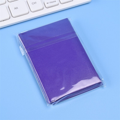 50Pcs/Pack Προστατευτικά προστατευτικά καρτών μανίκι Διαφανείς θήκες συλλογής καρτών Αποθήκευση καρτών συναλλαγών PVC 69x94mm