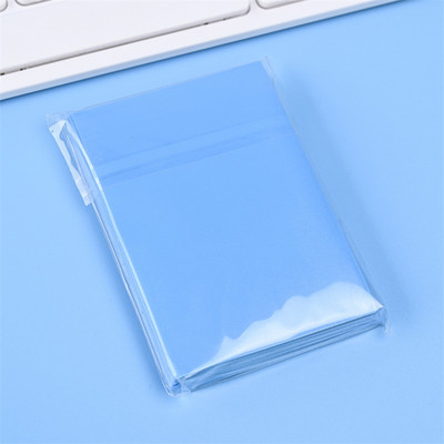 50Pcs/Pack Προστατευτικά προστατευτικά καρτών μανίκι Διαφανείς θήκες συλλογής καρτών Αποθήκευση καρτών συναλλαγών PVC 69x94mm