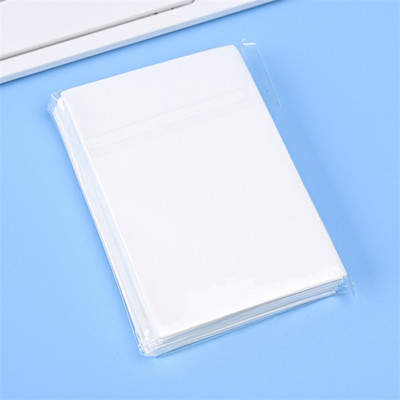 50Pcs/Pack Προστατευτικά προστατευτικά καρτών μανίκι Διαφανείς θήκες συλλογής καρτών Αποθήκευση καρτών συναλλαγών PVC 69x94mm