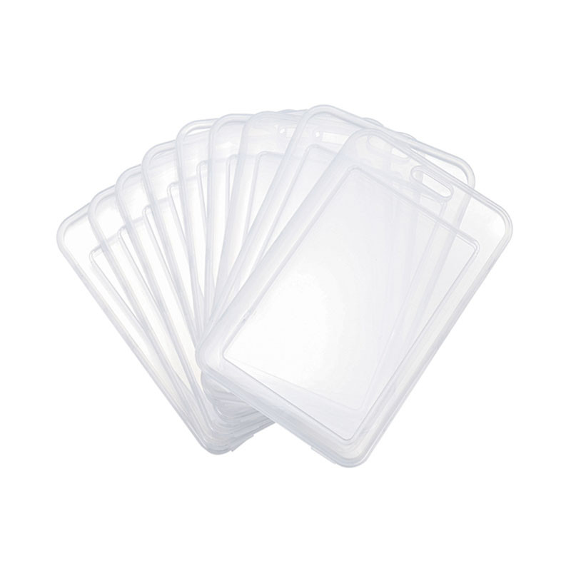 10db/csomag vízálló átlátszó kártyaborító diákbuszkártyatartó tok üzleti hitelkártyák bankazonosító kártya tokvédő