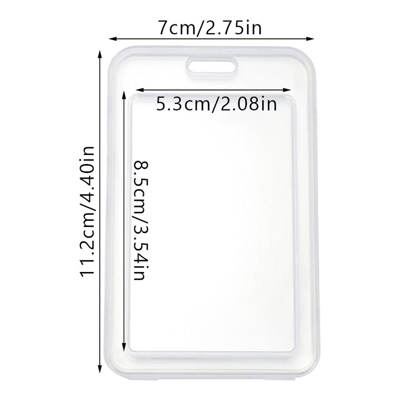 10db/csomag vízálló átlátszó kártyaborító diákbuszkártyatartó tok üzleti hitelkártyák bankazonosító kártya tokvédő