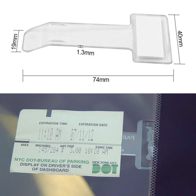 Automobilio stiliaus automobilių stovėjimo bilietų segtukas, automatinis tvirtinimo elementas kortelės sąskaitų laikiklio tvirtinimo elementas, priekinio stiklo lipdukai, skirti namų biurui