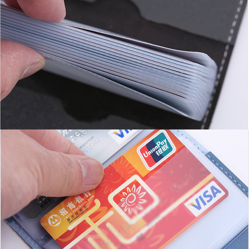 26 bites névjegykártya tok, bőrruházati kártyatartó