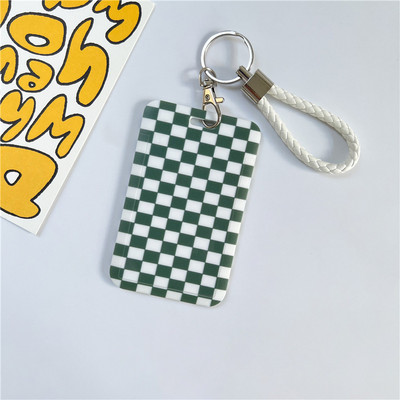 Sharkbang Chessboard Σειρά ABS Θήκη φωτογραφιών με διαφάνεια Προστατευτικό κάλυμμα λεωφορείου Κάρτες ταυτότητας μανίκια φωτογραφικές κάρτες Προμηθευτές χαρτικών
