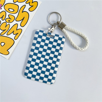 Sharkbang Chessboard Σειρά ABS Θήκη φωτογραφιών με διαφάνεια Προστατευτικό κάλυμμα λεωφορείου Κάρτες ταυτότητας μανίκια φωτογραφικές κάρτες Προμηθευτές χαρτικών
