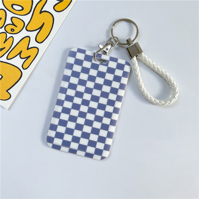 Sharkbang Chessboard Σειρά ABS Θήκη φωτογραφιών με διαφάνεια Προστατευτικό κάλυμμα λεωφορείου Κάρτες ταυτότητας μανίκια φωτογραφικές κάρτες Προμηθευτές χαρτικών