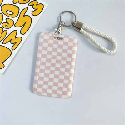 Sharkbang Chessboard Σειρά ABS Θήκη φωτογραφιών με διαφάνεια Προστατευτικό κάλυμμα λεωφορείου Κάρτες ταυτότητας μανίκια φωτογραφικές κάρτες Προμηθευτές χαρτικών