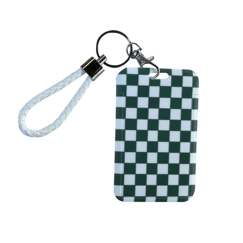 Sharkbang Chessboard Series ABS fotókártya-tartó Csúsztatható védőborító Busz személyi igazolványok ujjak fotókártyák levélpapír-szállítók