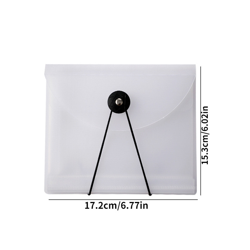 A6-os matricák tároló tok Hordozható átlátszó kötszer notebook tartó Készpénzszámla rendező Fotófüzet asztali kiegészítők