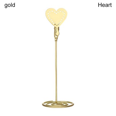 New Fashion Heart σχήμα αεροπλάνου φωτογραφία μεταλλικό κλιπ Σφιγκτήρες επιτραπέζιας βάσης Βάση κάρτας βάσης Θήκη σημειώσεων Επιτραπέζια διακόσμηση Προμήθειες γάμου
