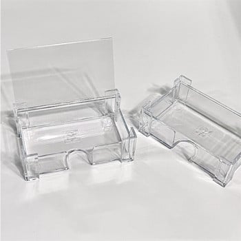 Kawaii Hot Transparent Kpop Photocard Storage Box Photo Card Collection Organizer Box Σχολική γραφική ύλη