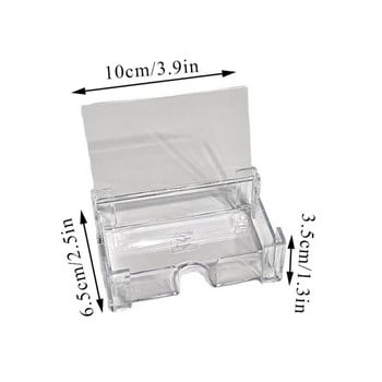 Kawaii Hot Transparent Kpop Photocard Storage Box Photo Card Collection Organizer Box Σχολική γραφική ύλη