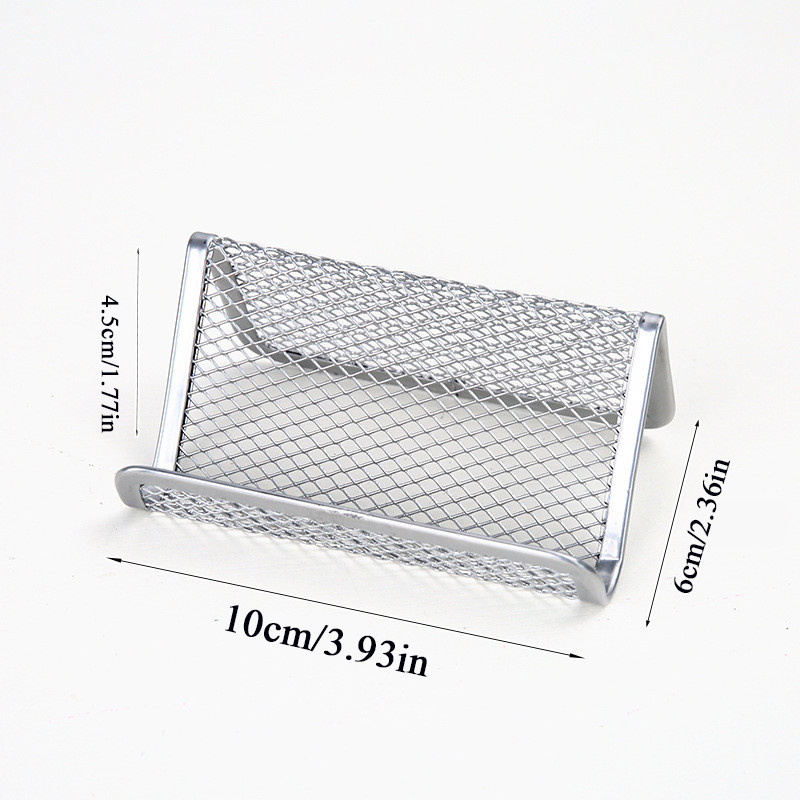 Kreatív üreges dróthálós névjegykártyatartó kijelzőállvány Névkártyatartó Polc kártyaszervezőkhöz Irodai asztali rendszerezők