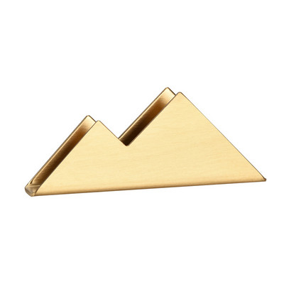 Βάση επαγγελματικών καρτών Golden Hill Shape Βάση για επαγγελματικές κάρτες Βάση για επιτραπέζια βάση καρτών για επαγγελματικές κάρτες Οργανωτές γραφείου