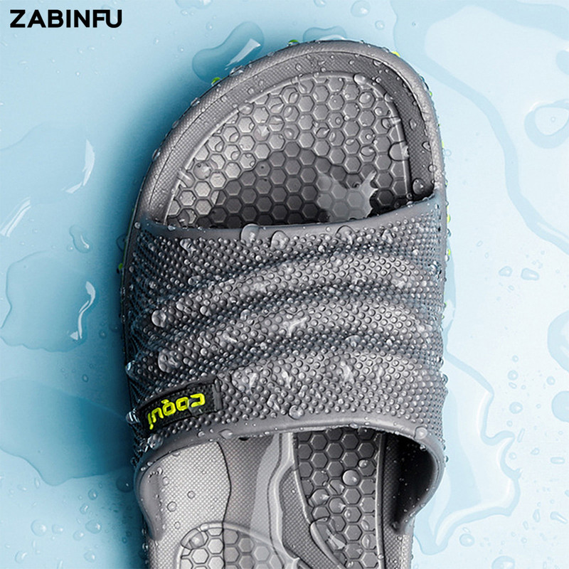 Beltéri Férfi Papucs Nyári Kényelmes Csúszásmentes Platform EVA Papucs Könnyű Házi Cipők Fürdőszoba Papucsok Nagy 45