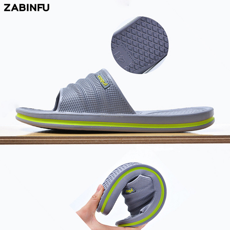 Beltéri Férfi Papucs Nyári Kényelmes Csúszásmentes Platform EVA Papucs Könnyű Házi Cipők Fürdőszoba Papucsok Nagy 45