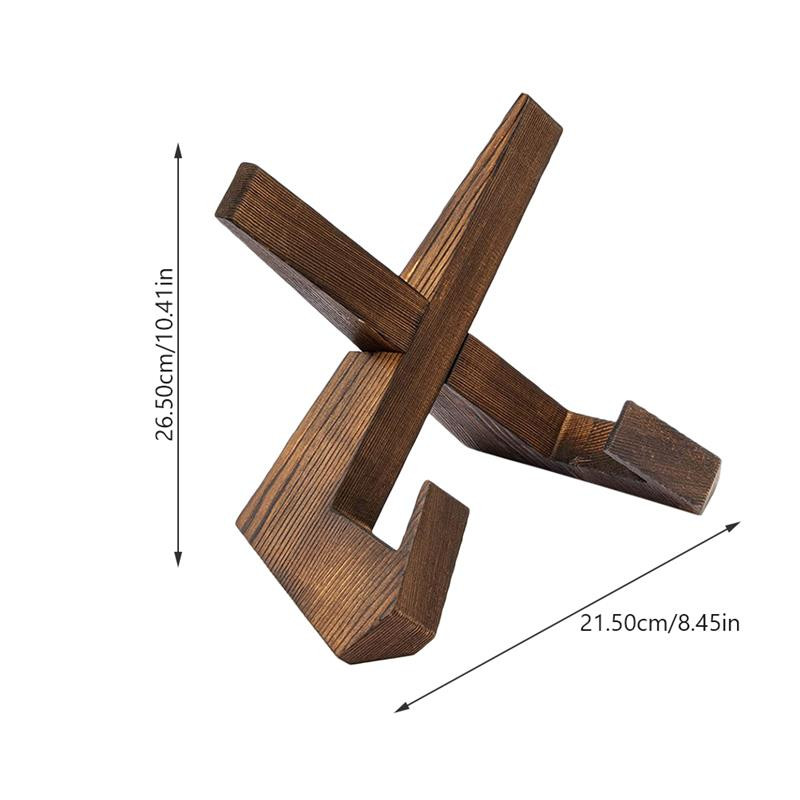 Receptų stendas Planšetinio stovo laikiklis Medinis virimo knygų stovas Pušies medienos atviros knygos stovas Pušies medžio anglis Muzikinis stovas ant stalo