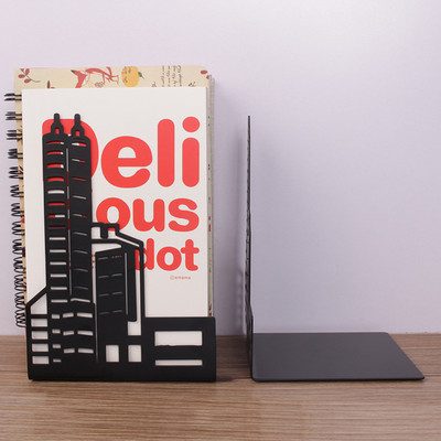Κομψά Premium Μεταλλικά Βιβλιοθήκες Creative Hollow-out Art Landmark Book Stands Δημιουργικό δώρο Αντιολισθητικά Βιβλιοθήκες Υποστήριξη βιβλίων