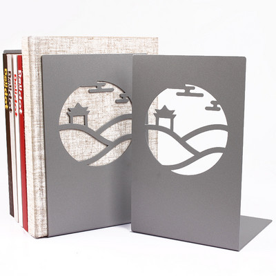 Κομψά Premium Μεταλλικά Βιβλιοθήκες Creative Hollow-out Art Landmark Book Stands Δημιουργικό δώρο Αντιολισθητικά Βιβλιοθήκες Υποστήριξη βιβλίων
