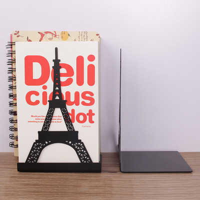 Κομψά Premium Μεταλλικά Βιβλιοθήκες Creative Hollow-out Art Landmark Book Stands Δημιουργικό δώρο Αντιολισθητικά Βιβλιοθήκες Υποστήριξη βιβλίων