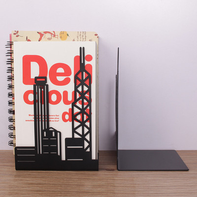 Κομψά Premium Μεταλλικά Βιβλιοθήκες Creative Hollow-out Art Landmark Book Stands Δημιουργικό δώρο Αντιολισθητικά Βιβλιοθήκες Υποστήριξη βιβλίων