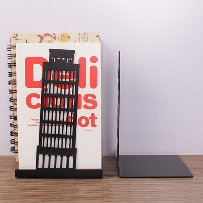 Κομψά Premium Μεταλλικά Βιβλιοθήκες Creative Hollow-out Art Landmark Book Stands Δημιουργικό δώρο Αντιολισθητικά Βιβλιοθήκες Υποστήριξη βιβλίων