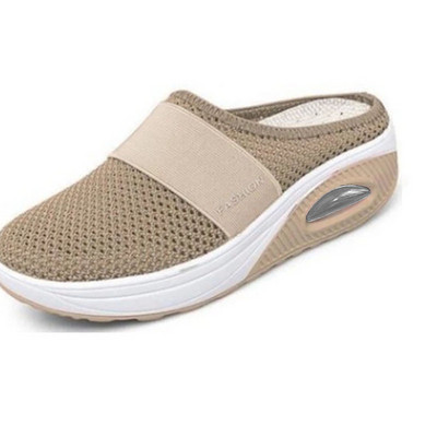 Papuci cu pană pentru femei Papuci premium anti-alunecare ocazional Pantofi retro pentru femei cu platformă Sandale ortopedice pentru diabetici de mărime mare