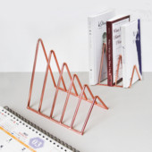 Υποστήριξη ραφιών αποθήκευσης αρχείων 6 Grid Bookends Βάση βιβλίων από σφυρήλατο σίδηρο Nordic Βάση περιοδικών Ατζέντα γραφείου αποθήκευσης