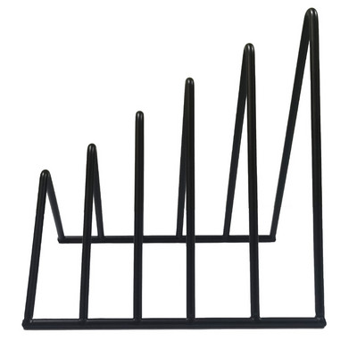 Υποστήριξη ραφιών αποθήκευσης αρχείων 6 Grid Bookends Βάση βιβλίων από σφυρήλατο σίδηρο Nordic Βάση περιοδικών Ατζέντα γραφείου αποθήκευσης