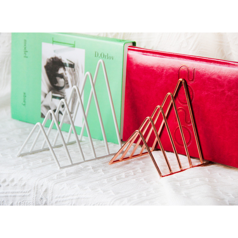 6 rácsos könyvtartó irattároló polctartó Északi kovácsoltvas könyvállvány folyóirattartó irodai asztal tároló rendszerező